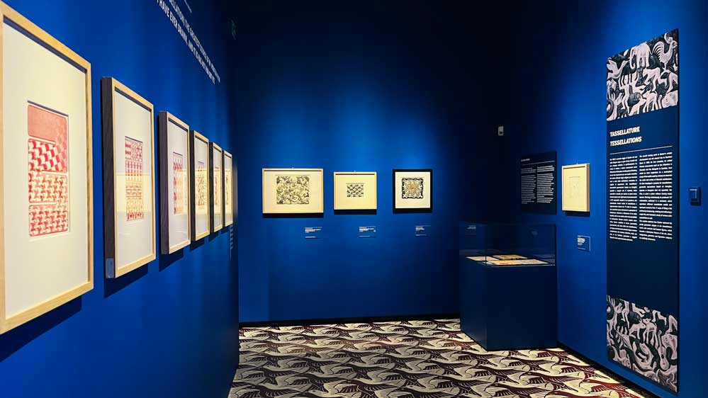 Una vista della mostra “Escher” Palazzo dei Diamanti, Ferrara